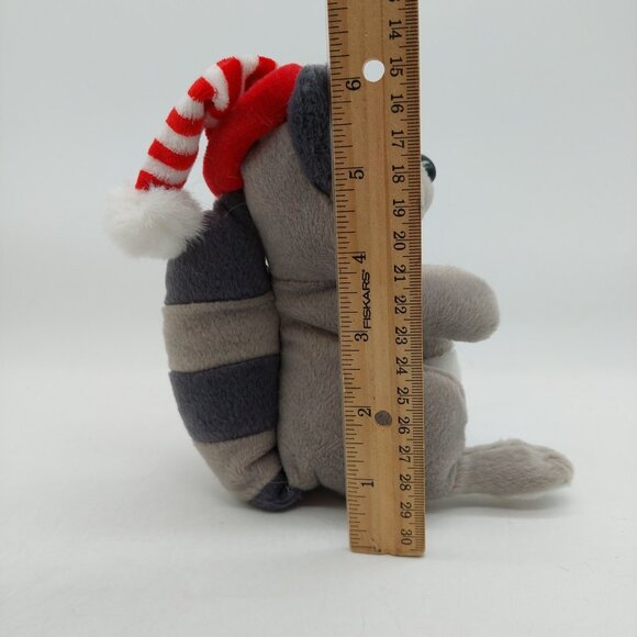 Snowden-Friends Raccoon Stuffed Christmas Plush 1998 Original Tags - Picture 4 of 10